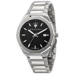 Yazole 308 lichtgevende quartz horloge heren horloge (zwarte lade zwarte riem)