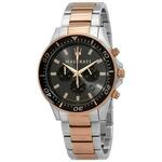 Frank 1967 7FW 0019 Horloge staal/leder zwart 42 mm