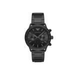 Frank 1967 7FW 0010 Horloge staal/leder rood-donkerbruin 42 mm