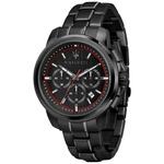 Elysee Herenhorloge EL.77004 Lederen band Zilver