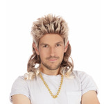 Verkleed pruik - rockers - zwart - herenpruik - rockerpruik - rockstar - Carnaval