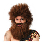 Carnaval verkleed seventies pruik voor heren - half lange haren - Abba look - bruin