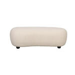Hocker Felix - donkergroen - leder Tennessee - 45x123x40 cm - Leen Bakker