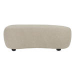 Hocker Jack - geel - 44x96x75 cm - Leen Bakker