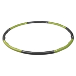 0 7 kg 6-sectie Fitness verwisselbare spons schuim hoelahoep voor Adult(Green)