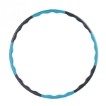 0 7 kg 6-sectie Fitness verwisselbare spons schuim hoelahoep voor Adult(Blue)