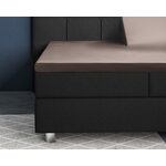 Primaviera Deluxe Splittopper Satijn Hoeslaken Antraciet 180 x 200