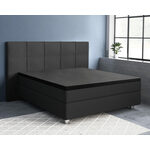 Primaviera Deluxe Splittopper Satijn Hoeslaken Zwart 180 x 200