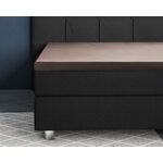 Primaviera Deluxe Splittopper Satijn Hoeslaken Grijs 160 x 200