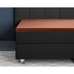 Primaviera Deluxe Splittopper Satijn Hoeslaken Grijs 180 x 220