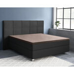 Primaviera Deluxe Topper Satijn Hoeslaken Antraciet 180 x 220