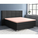 Primaviera Deluxe Topper Satijn Hoeslaken Creme 160 x 200