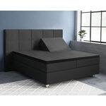 Primaviera Deluxe Topper Satijn Hoeslaken Taupe 160 x 200
