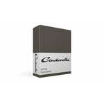 Cinderella hoeslaken basic katoen 180x200 antraciet tot 25 cm