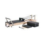 VEVOR Opvouwbare Pilates Reformer Machine Home Gym Rubberwood