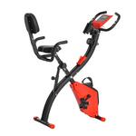 Hometrainer - Opvouwbaar - Mini Fietsapparaat - Fitness - Fietstrainer met LCD-display - metaal - zwart 39 x 40 x...