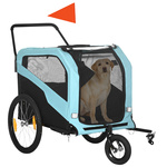 Fietskar voor huisdieren - 20 kg - reflectoren - dekzeil