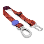 Morso honden autogordel gerecycled splash blauw (40-65X1,5 CM TOT 4 KG)