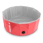Hondenzwembad XL - 160 x 30 x 30 cm - Rood