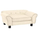 Hondenbank 72x45x30 cm pluche bruin
