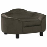 Hondenmand 70x45x30 cm fluweel crmekleurig