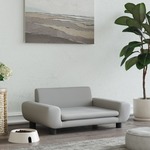Hondenmand 80x45x30 cm fluweel zwart