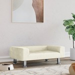 Hondenmand 70x45x28 cm stof bruin