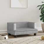 Hondenmand 70x45x33 cm fluweel zwart