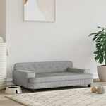 Hondenbank 69x49x40 cm pluche crmekleurig