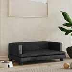 Hondenmand 90x53x30 cm stof zwart