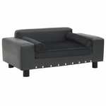 Hondenmand 95x55x30 cm fluweel blauw