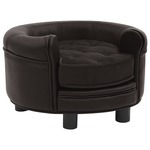 Hondenmand 95x55x30 cm fluweel donkergrijs