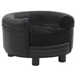 Hondenmand 66x40x45 cm fluweel bruin