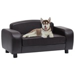 Hondenmand 66x40x45 cm fluweel blauw
