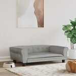 Trixie hondenmand sofa liano rechthoek grijs (100X60 CM)