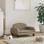 VidaXL Hondenmand 50x40x30 cm kunstleer bruin