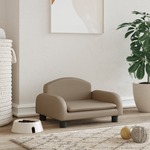 VidaXL Hondenmand 50x40x30 cm kunstleer zwart
