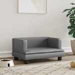 Enchanted hondenmand / sofa romy pewter grijs (67,5X40,5X30,5 CM)