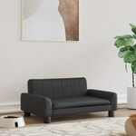 Hondenmand 60x40x30 cm kunstleer bruin