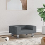 VidaXL Hondenmand 50x40x26,5 cm fluweel blauw