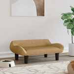 VidaXL Hondenmand 70x52x30 cm stof bruin