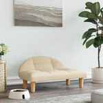 Hondenmand 70x45x30 cm stof taupe