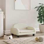 Hondenmand 80x45x30 cm kunstleer cappuccinokleurig