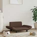 Hondenmand 90x53x30 cm kunstleer cappuccinokleurig