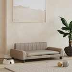Hondenmand 80x45x30 cm kunstleer zwart