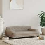 Hondenmand 90x53x30 cm kunstleer bruin