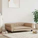 Hondenbank 57x34x36 cm pluche zwart