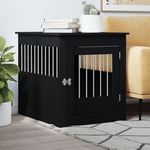 Hondenbench 55x80x68 cm bewerkt hout wit