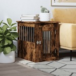 Hondenbench 45x62x59 cm bewerkt hout wit