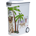 Curver hondenvoer container metallic 54 liter